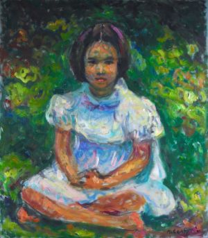 Little Girl in Springtime, 11x14.jpg